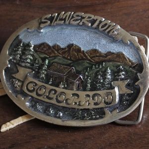 Vintage buckle -Silverton, CO-1983 Hand Made